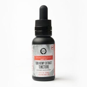 CBD Hemp Tincture: Zero-THC* Broad-Spectrum (1000mg)