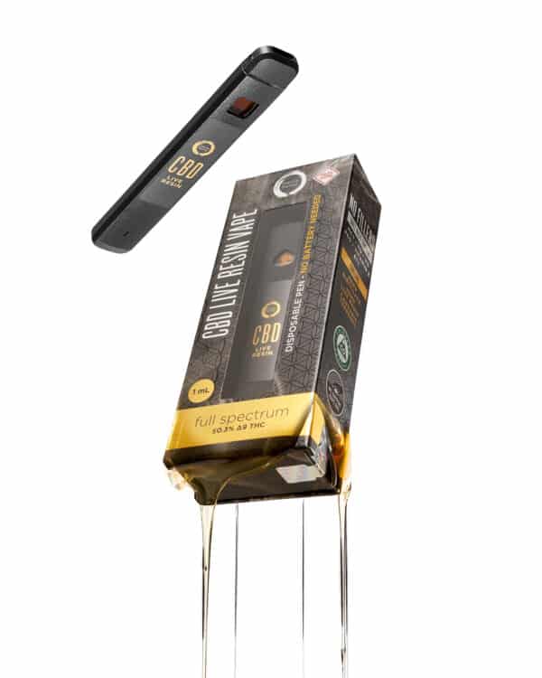 CBD Live Resin Vape, solo drip shot