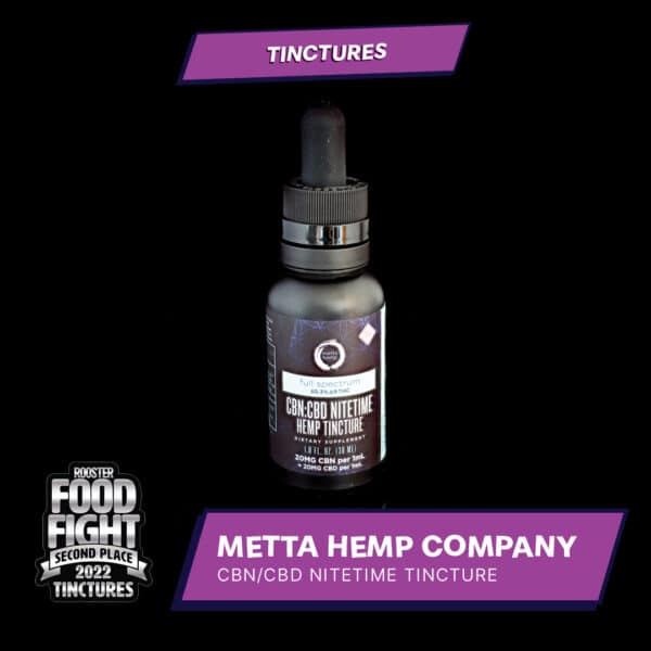 Metta Hemp Tincture 3 Food Fight 2022