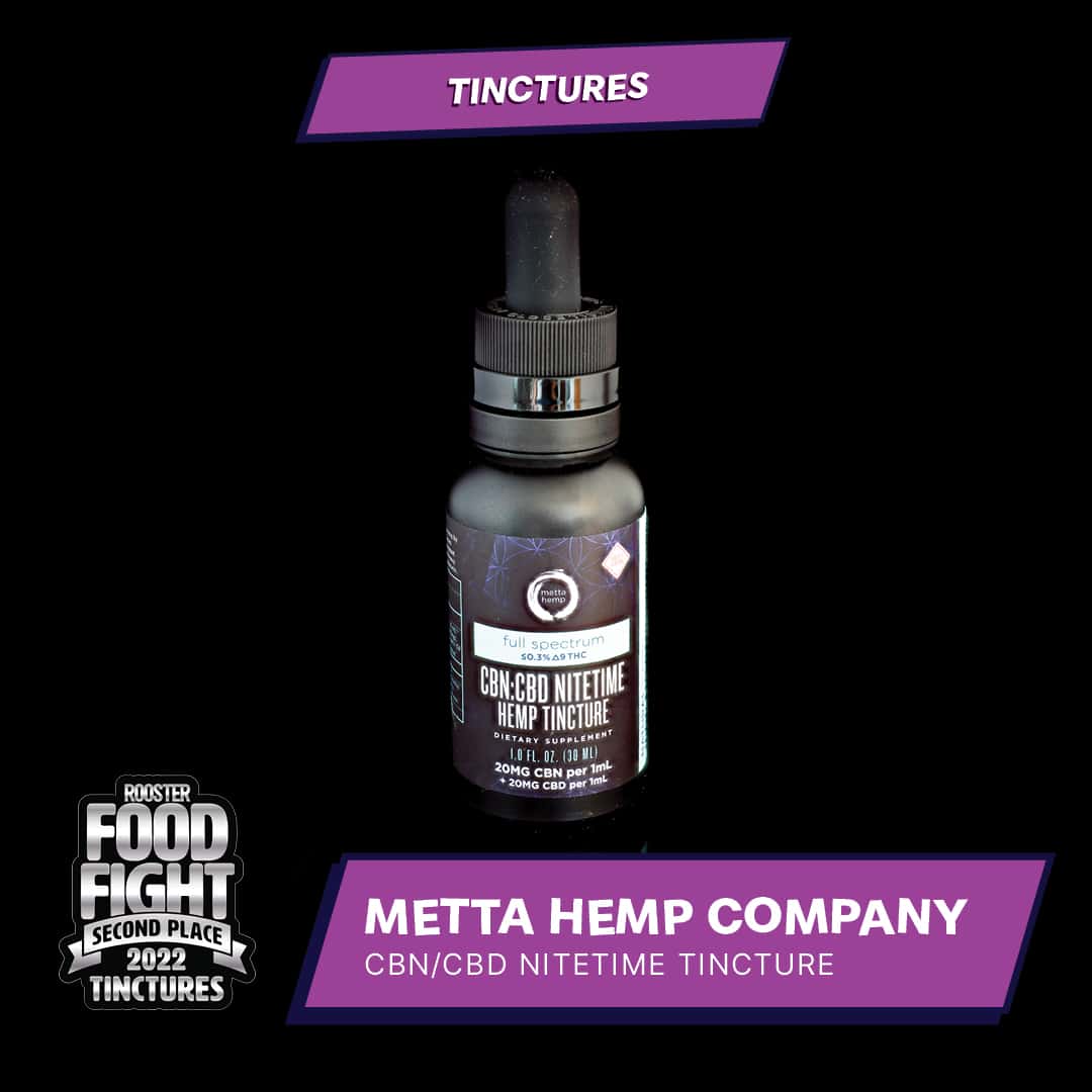 Metta Hemp Tincture 3 Food Fight 2022