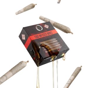 CBD Infused Minis, solo drip shot
