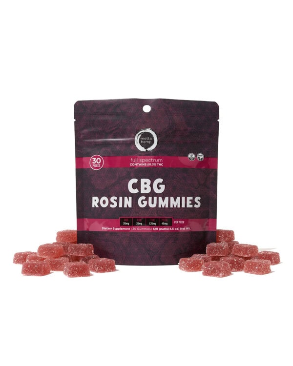 30 pack CBG Rosin Gummies