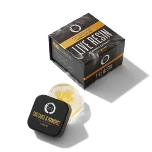 Metta Hemp 2 gram jar of CBD Sauce and Diamonds