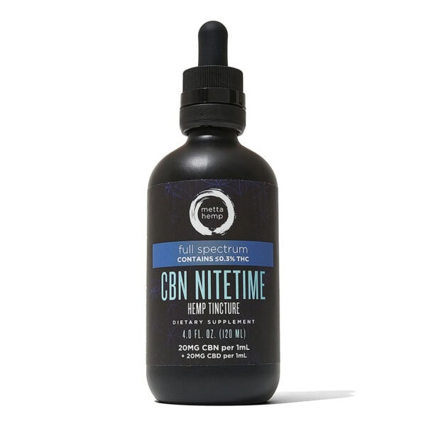 CBN Nitetime Tincture: Full-Spectrum (1200mg / 4800mg)