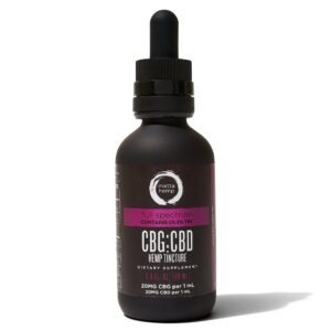 CBG:CBD Hemp Tincture: Full-Spectrum (1200mg CBG / 1200mg CBD)