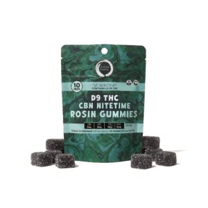 Metta Hemp - D9 CBN Nitetime Gummies, 10 ct, white background
